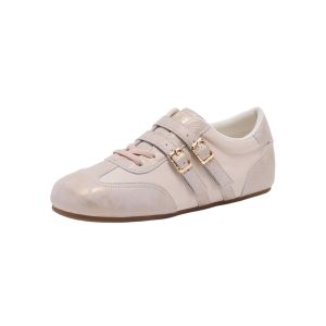 Josiny | Vintage Style Training Shoes with Double Buckles Flat