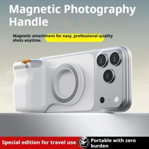 Phone Camera Shoot Hand Grip Zoomable Smart Phone Holder Shooting Aid Remote Control Handle For Phone