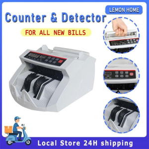 Automatic Money Bill Counter Money Detector Money Counter Machine with Counterfeit Detection Automatic Multi Currency Cash Counting Equipment for New Bills Banks Shops