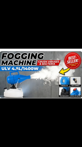 [SG Stock] Professional 1400W Electric ULV Sprayer | 4.5L Ultra Low Volume Fogger | 10M Long Range | Mosquito Fogging Machine | Disinfection & Pest Control