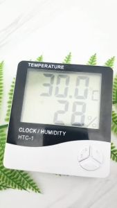 Jam Digital Thermometer HTC-1 Pengukur Suhu Ruangan Jam Multifungsi
