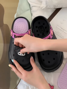 Sandal Baim Sandal Bahan Rubber Karet EVA Tinggi 6Cm Anti Slip Size 36-41