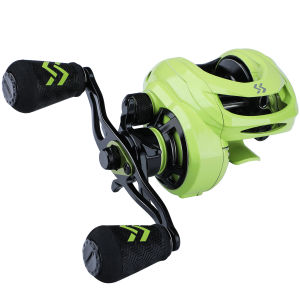 Sougayilang | Sougayilang Baitcast Fishing Reel 9+1BB Magnetic Brake 8.0:1 High Speed Golf style handle Wheel 8KG Max Drag Carp Fishing Reel