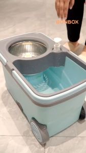 ALAT PEL BONBOX BCT211103 Alat Pel Lantai Kain Ultra Spin Mop Tongkat Pel Putar Original
