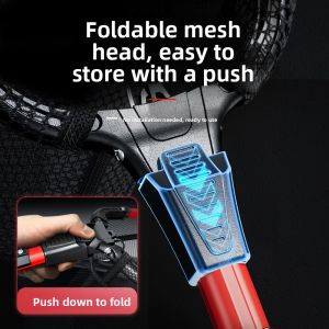 MONLEYTA | Folding Triangular Fishing Net with Aluminum Alloy Telescopic Pole Ultra-light and Durable Portable