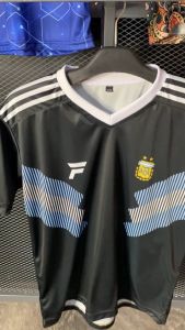 Jersey Argentina Timnas Negara Bola Baju Kaos Custom Nama dan Nomor Punggung - 18