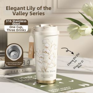 Ceramic Lining 316 Stainless Steel Dual-use Thermal Cup