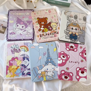 เคสไอแพด ลายการ์ตูน ตั้งได้แกนY ใส่ปากาได้ สินค้าพร้อมส่งจากไทย สำหรับรุ่น ไอแพด mini 1 2 3 4 5 Air1/2 Pro9.7  Air3 Air4 Air5 10.9 gen10 10.9 10.2 gen7 gen8 gen9 10.5