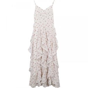 Spring New Womens Dress Strappy Floral French Style Slim Fit