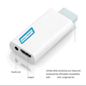 Full HD 1080P HDMI Compatible Converter Adapter HDMI Converter 3.5mm Audio for PC HDTV Monitor Display