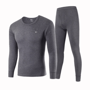 SEPTWOLVES Heattech Intimates Mens Pure Cotton All Cotton Sweater Autumn and Winter 2024 New Autumn Wear Long Johns Mens Suit