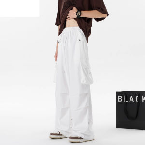 Quần Ống Rộng Nhanh Khô Mùa Thu Đông Quần Dài Thường Ngày Cho Nữ Cạp Cao Có Túi Quần Thể Thao Ngoài Trời Cỡ Lớn