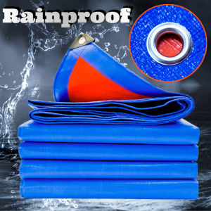 PE Sunscreen Tarp Tarpaulin Rainproof Cloth Waterproof Shade Multipurpose Canvas Canopy Tent