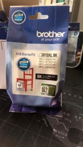 Brother LC-3619XL BK สีดําแท้ศูนย์ ของใหม่คุณภาพ100% ใช้กับปริ้นเตอร์ Brother รุ่น MFC-J2330DW / 2730DW MFC-J3530DW / 3930DW