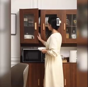 เคาน์เตอร์ห้องครัว ชั้นวางของในครัว ตู้อเนกประสงค์ ตู้ไม้ ตู้ครัว ตู้เก็บของ ตู้กระจก ชั้นจัดเก็บของ ตู้เก็บของในครัว ชั้นวางไมโครเวฟ