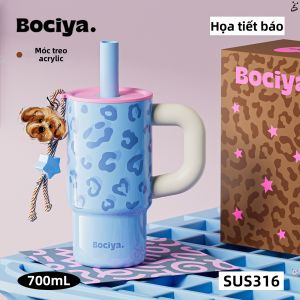 BAICAIYA | Ly Hút Dây In Hình Báo Cáo Cách Nhiệt Đáng Yêu