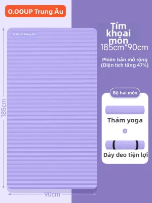 O:OOUP | Thảm Yoga Chống Sốc Im Lặng Chống Trượt Rộng Dày