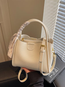 Trendy Womens Bucket Bag 2025 New Fashion Handbag Shoulder Crossbody Bag Versatile High-End Feelings PU Soft Surface