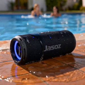 Jasoz 30W Bluetooth Speaker IPX7 Waterproof Wireless TWS Subwoofer RGB Outdoor Portable Sound