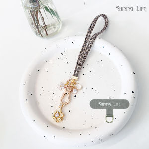Shininglife South Korea 2024 New Arrival Classy Phone Chain Pendant Rotatable Pendant Crossbody Halterneck Lanyard