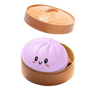 Schylling | Dumpling Pressure Dumpling Squishies Cute Colorful Bun Toy Slow Rising Stress Relief Fidget Toy for Adults Anti-Anxiety Gifts