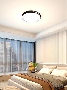 Lampu Plafon Minimalis 3 Warna lampu hias plafon LED 48W kendali jarak jauh