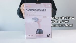 Bàn ủi hơi nước cầm tay LEBENLANG LBD528 công suất 1500W-300ml kèm 2 đầu chải - hàng chính hãng