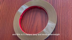 5m Tahan Gores Plat Strip Stainless Anti-Rust Plat Strip Miror Gold Stenlis Anti-Oksidasi