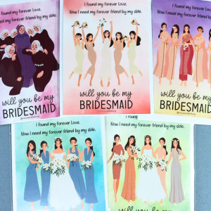 Bridesmaid Wedding Proposal Invitation Cards 1|ROYCE PUBLISHING
