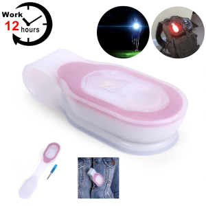 Mini Running Emergency Light Clip Safety Soft Silicone Outdoor Cycling Lamp Hiking Walk Dog Camping Nurse Ward Round Work Light