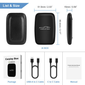 3-in-1 Car Video Box Wireless CarPlay Android Automatic Adapter Android TV Box on Youtube Nexflit Intelligent Car Intelligent Sy