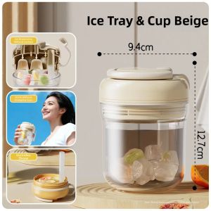 COLORFUL SUMMER DRESS | Ice Making Drinking Cup Food-Grade Material Portable