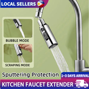 Kitchen Bathroom Faucet Extender 360° Rotatable 3 Modes Splash-Proof Interface For Household Wash Basin