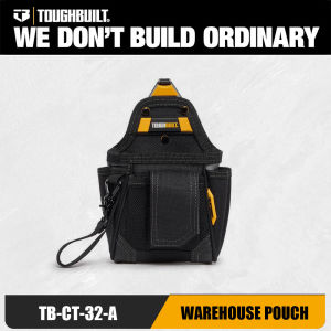 TOUGHBUILT TB-CT-32-A Multi-Pocket Warehouse Tool Pouch ClipTech Hub for Electrician Repair Technician Daily Work