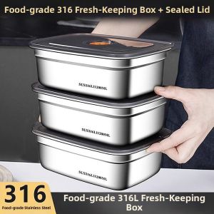 CORJANE | Food Grade Stainless Steel Square Storage Box