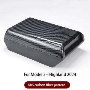 Suede Armrest Box Raised Storage Box For Tesla Model Y Juniper 2025 Model Y/3 2021 Privacy Storage Space Elbow Support Long Trip