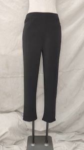 QUẦN  DÀI ( NỮ ) VẢI THUN CÁT HÀN  MÀU ĐEN  LƯNG BẢN - ỐNG NHỎ 18cm  THOẢI MÁI VÀ BODY ( 4 SIZE : 48KG  53KG  58KG  63KG )