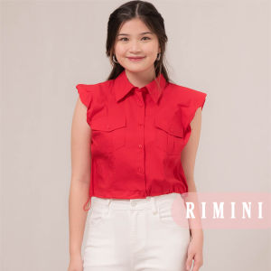 RIMINI - Atasan Remaja Blus Non Formal Ukuran XS-XL - Amelie Drawstring Shirt Top 85930