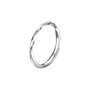 Nhẫn Tròn Đơn Giản Dành Cho Nữ Nhẫn Đôi Nhẫn Ngón Trỏ Phong Cách Lạnh Nhẫn Đính Đá Kim Loại Hợp Kim Mới Về Phụ Kiện Thời Trang
