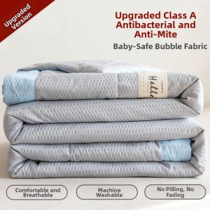 Soy Fiber Summer Quilt Thin Design Suitable for Single or Double Use Machine Washable
