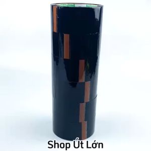 Băng keo màu đen 100yard nặng 1kg độ rộng cuộn 47cm lõi giấy 3mm mỗi cây 6 cuộn
