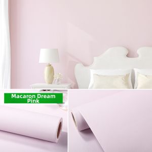 XIANXIANWUFANG | Light Pink Marzipan Style Princess Self-Adhesive Wallpaper