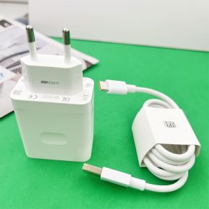OPPO 33W SuperVOOC Fast Charging USB Charger EU For OPPO A80 A79 A78 A96 A97 A95 F29 F27 A3X A4X A5X Find N2 N3 1M Type C Cable