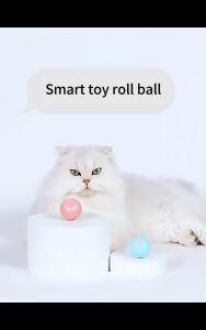 Automatic Rolling Smart Cat Toys Electric Cat Ball for Indoor Interactive Playing Smart Cat and Dog Toys Pet Accessories