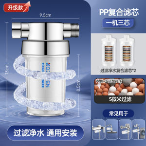 Bromex Shower Head Filter Bathroom Faucet Pre-Filter Water Purifier Universal Core for Bath Showers Dormitory Tap Shower Head