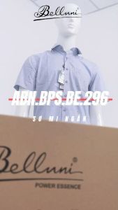Áo sơ mi nam ngắn tay cao cấp BELLUNI vải sợi tre - ABN.BPS.BE.296