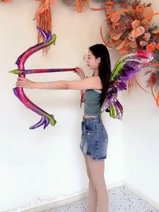 [Ecer] Fairy Bow & Arrow Balloon Foil / Sayap Peri & Balon Panah