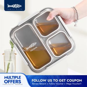 Finland MISANBROO 316 Stainless Steel Insulated Lunch Box For Office Workers Large-Capacity Bento Box Student Lunch Box