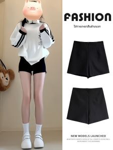 High Waist Black Hot Girl Short Pants Womens Casual Sports Outerwear Small Size Dance Tight Hot Pants Cotton Polyester Blend