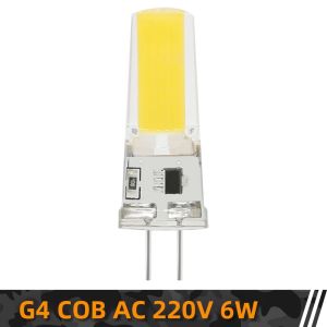 Parkson | 10 Chiếc COB LED G4 Bóng Đèn 3W 6W Có Thể Điều Chỉnh Độ Sáng 12V 220V Mini Đèn Cho Đèn Chùm Chiếu Sáng Phòng Khách Thay Thế Đèn Halogen